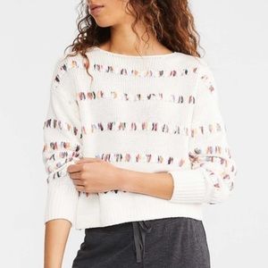 Loft Rainbow Stitch Sweater